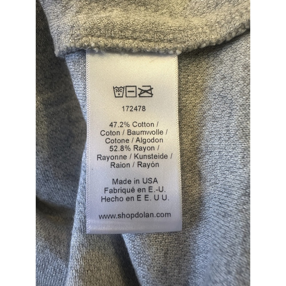 New Anthropologie x Dolan Left Coast Shine Sweater Silver Textured Pullover XS - Picture 9 of 16